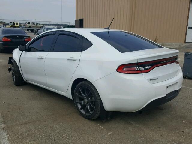 1C3CDFAAXGD571269 - 2016 DODGE DART SE WHITE photo 3