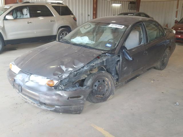 1G8ZF52861Z267107 - 2001 SATURN SL GRAY photo 2