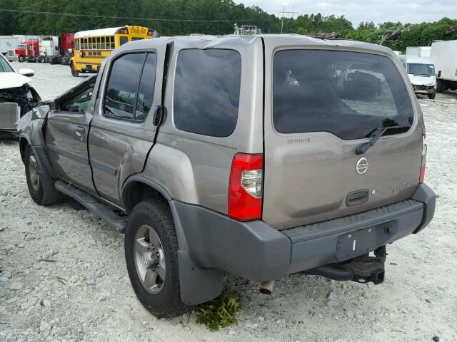 5N1ED28T83C667272 - 2003 NISSAN XTERRA TAN photo 3