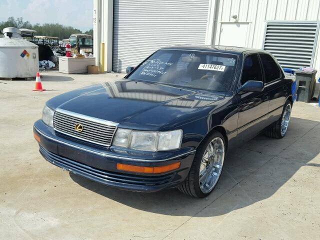 JT8UF11E2R0188547 - 1994 LEXUS LS BLUE photo 2