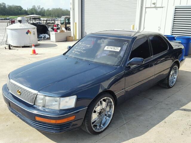 JT8UF11E2R0188547 - 1994 LEXUS LS BLUE photo 9