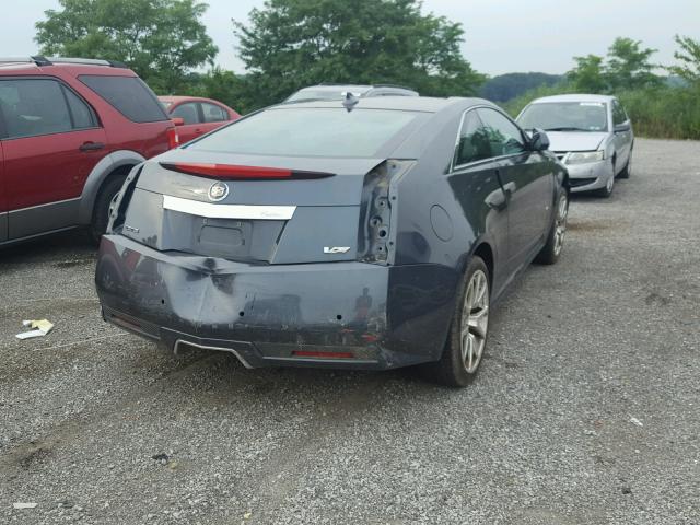 1G6DV1EP6B0103251 - 2011 CADILLAC CTS-V BLUE photo 4