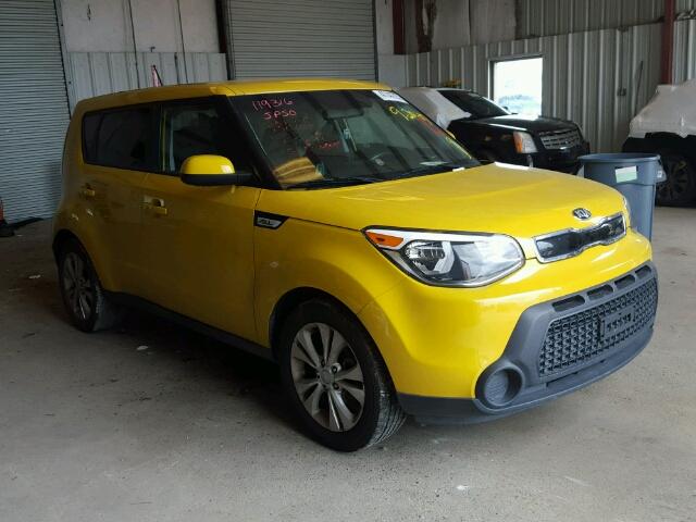 KNDJP3A51F7119316 - 2015 KIA SOUL + YELLOW photo 1