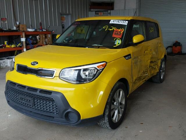 KNDJP3A51F7119316 - 2015 KIA SOUL + YELLOW photo 2