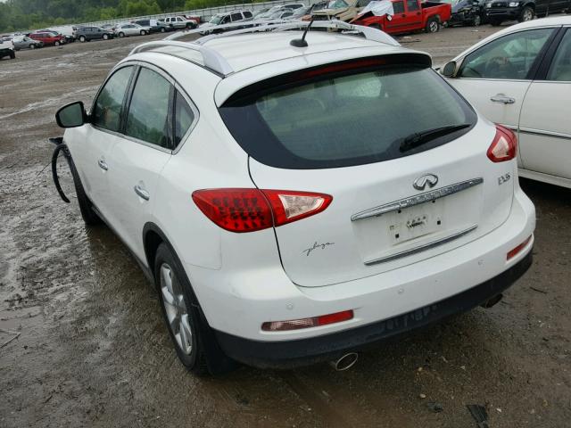 JNKAJ09F88M361097 - 2008 INFINITI EX35 BASE WHITE photo 3