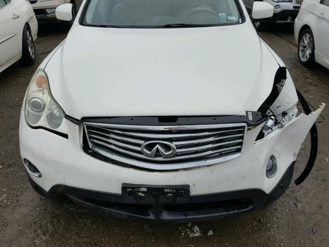 JNKAJ09F88M361097 - 2008 INFINITI EX35 BASE WHITE photo 7