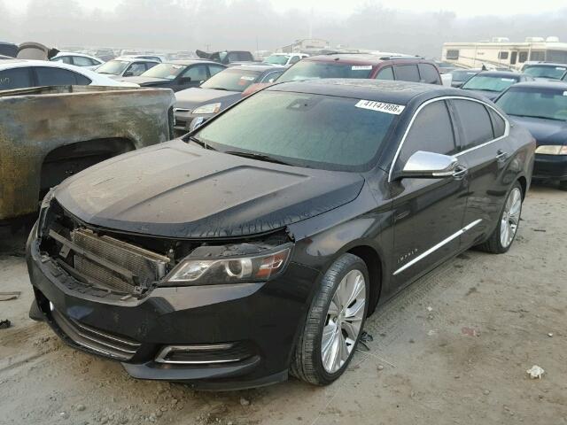 2G1165S38F9228956 - 2015 CHEVROLET IMPALA BLACK photo 2