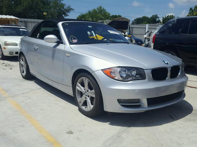 WBAUL73518VE88933 - 2008 BMW 128 I SILVER photo 1