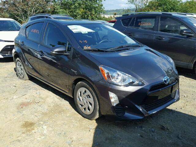 JTDKDTB30G1130838 - 2016 TOYOTA PRIUS C SILVER photo 1