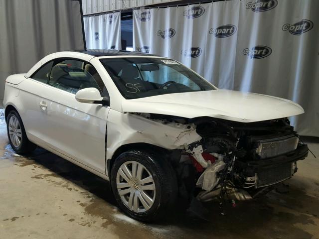 WVWBA71F08V027005 - 2008 VOLKSWAGEN EOS TURBO WHITE photo 1
