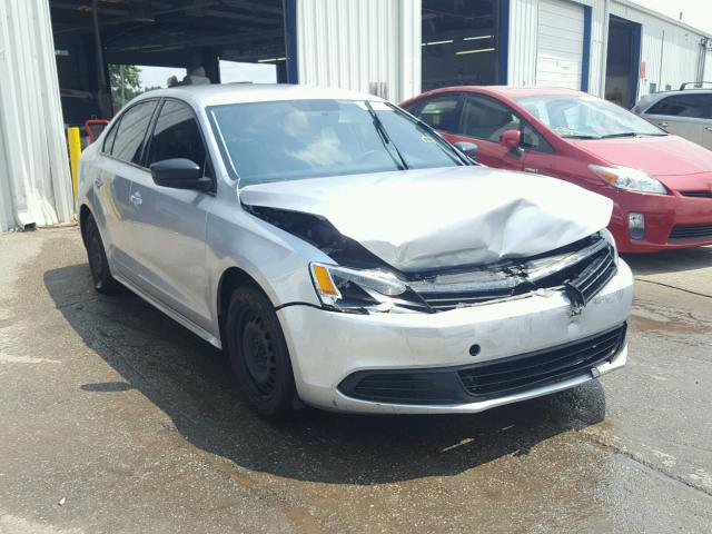 3VW2K7AJ9EM293949 - 2014 VOLKSWAGEN JETTA BASE 银色 照片 1