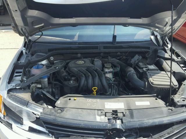 3VW2K7AJ9EM293949 - 2014 VOLKSWAGEN JETTA BASE 银色 照片 7