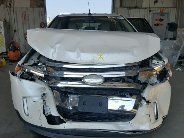 2FMDK3K94CBA12496 - 2012 FORD EDGE LIMIT WHITE photo 7