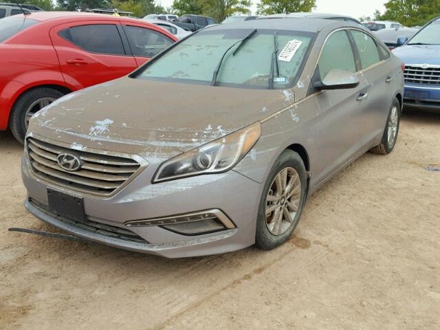 5NPE24AF6FH209216 - 2015 HYUNDAI SONATA SE BLUE photo 2