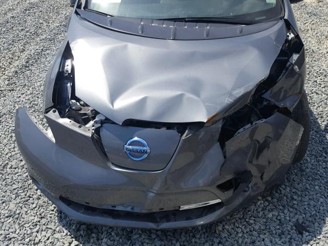 1N4AZ0CPXFC310687 - 2015 NISSAN LEAF S GRAY photo 7