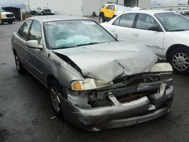 3N1CB51D62L614646 - 2002 NISSAN SENTRA XE GRAY photo 1