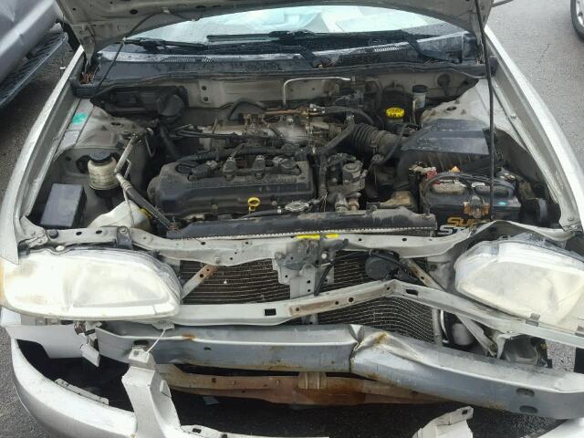 3N1CB51D62L614646 - 2002 NISSAN SENTRA XE GRAY photo 7