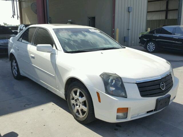 1G6DM57T170112662 - 2007 CADILLAC CTS WHITE photo 1