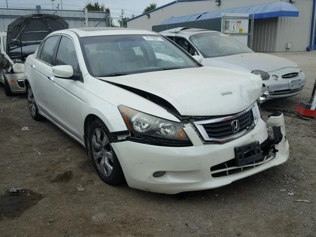 1HGCP36889A033697 - 2009 HONDA ACCORD EXL WHITE photo 1