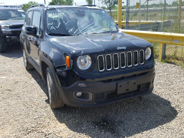 ZACCJABB3HPF78341 - 2017 JEEP RENEGADE L BLACK photo 1