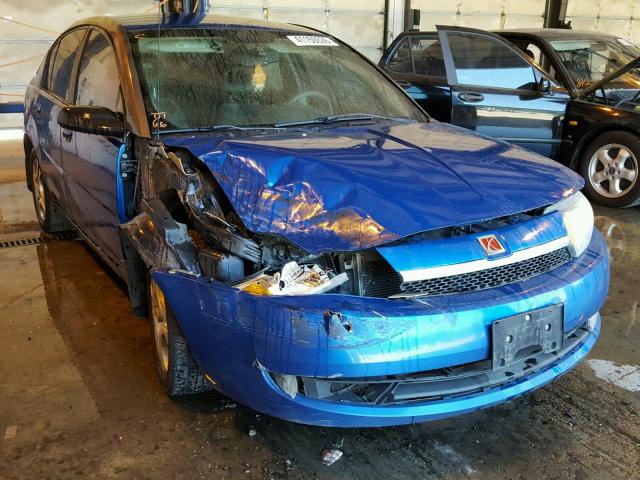 1G8AK52FX3Z127068 - 2003 SATURN ION LEVEL BLUE photo 1