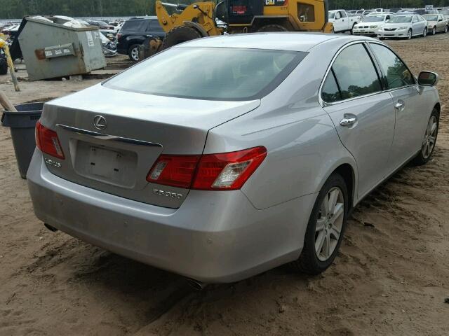 JTHBJ46G982265158 - 2008 LEXUS ES 350 SILVER photo 4