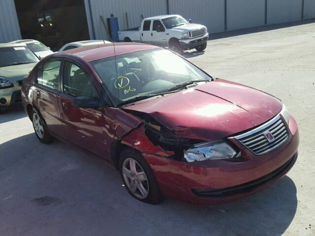 1G8AJ55F96Z100558 - 2006 SATURN ION LEVEL RED photo 1