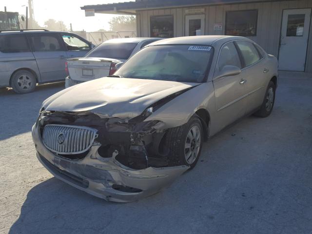 2G4WC582781272237 - 2008 BUICK LACROSSE C BEIGE photo 2