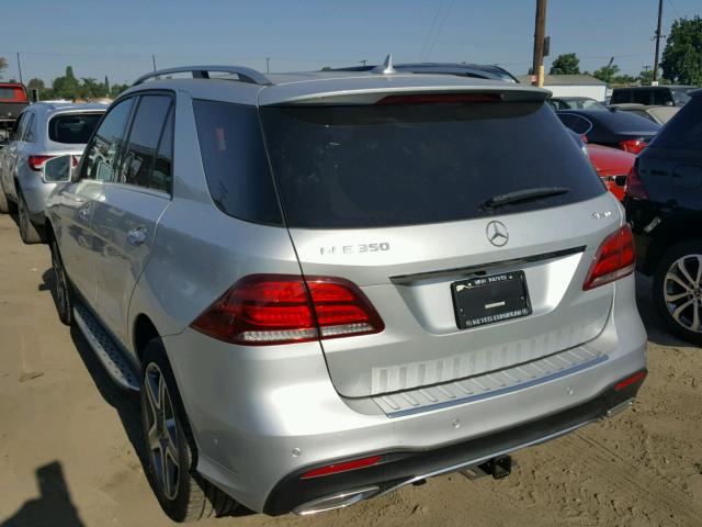 4JGDA5HB7JB024332 - 2018 MERCEDES-BENZ GLE 350 4M SILVER photo 3