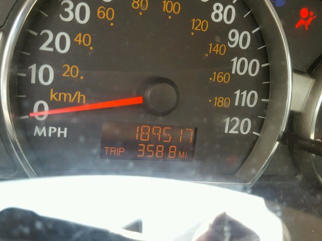 1G8AN18F17Z101312 - 2007 SATURN ION LEVEL BLACK photo 8