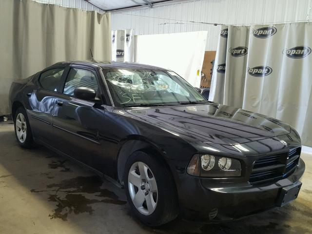 2B3KA43R98H184807 - 2008 DODGE CHARGER BLACK photo 1