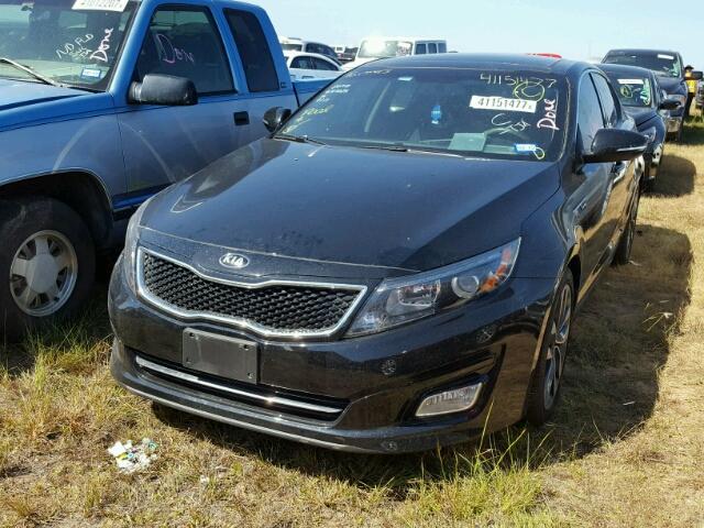 5XXGR4A64FG470599 - 2015 KIA OPTIMA SX BLACK photo 2