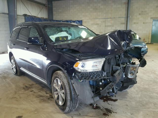 1C4RDJDG6EC562354 - 2014 DODGE DURANGO LI BLUE photo 1