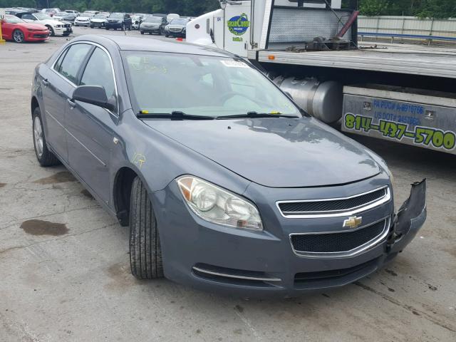 1G1ZG57B184222955 - 2008 CHEVROLET MALIBU LS ნაცრისფერი ფოტო 1