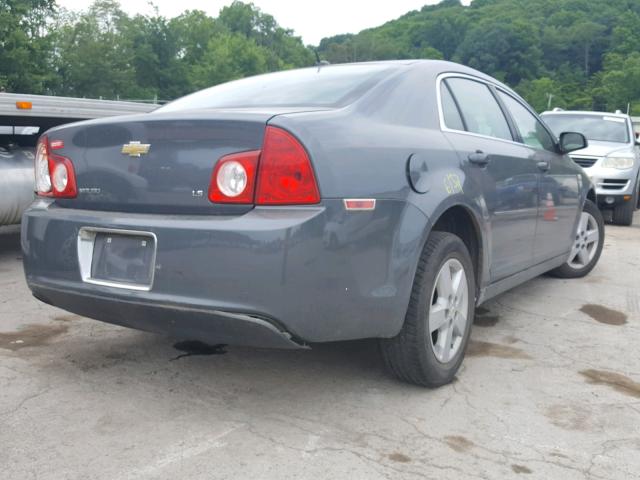 1G1ZG57B184222955 - 2008 CHEVROLET MALIBU LS ნაცრისფერი ფოტო 4