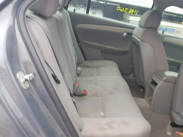 1G1ZG57B184222955 - 2008 CHEVROLET MALIBU LS ნაცრისფერი ფოტო 6