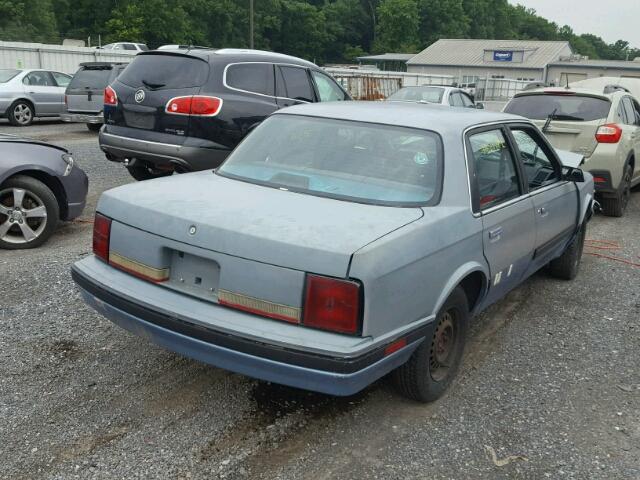 1G3AJ51RXKG320884 - 1989 OLDSMOBILE CUTLASS CI BLUE photo 4