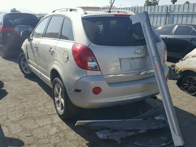 3GNAL3EK8ES525127 - 2014 CHEVROLET CAPTIVA LT SILVER photo 3