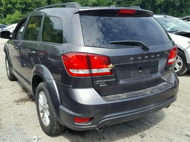 3C4PDDBG4HT515067 - 2017 DODGE JOURNEY SX GRAY photo 3