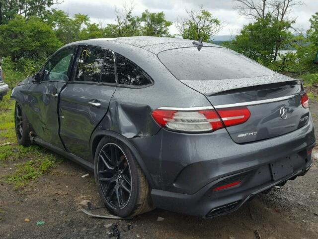 4JGED7FBXHA053012 - 2017 MERCEDES-BENZ GLE COUPE CHARCOAL photo 3