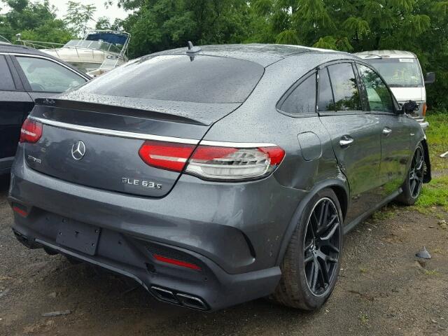 4JGED7FBXHA053012 - 2017 MERCEDES-BENZ GLE COUPE CHARCOAL photo 4