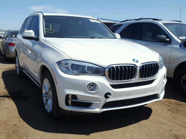 5UXKS4C5XF0N11675 - 2015 BMW X5 XDRIVE3 WHITE photo 1