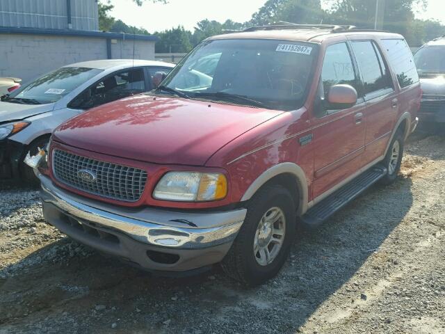 1FMRU17L0XLC37402 - 1999 FORD EXPEDITION RED photo 2