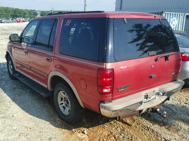 1FMRU17L0XLC37402 - 1999 FORD EXPEDITION RED photo 3