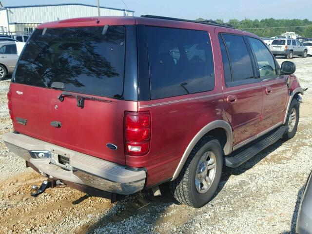 1FMRU17L0XLC37402 - 1999 FORD EXPEDITION RED photo 4