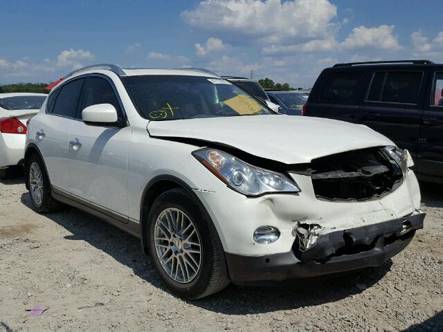 JNKAJ09E28M300528 - 2008 INFINITI EX35 BASE WHITE photo 1