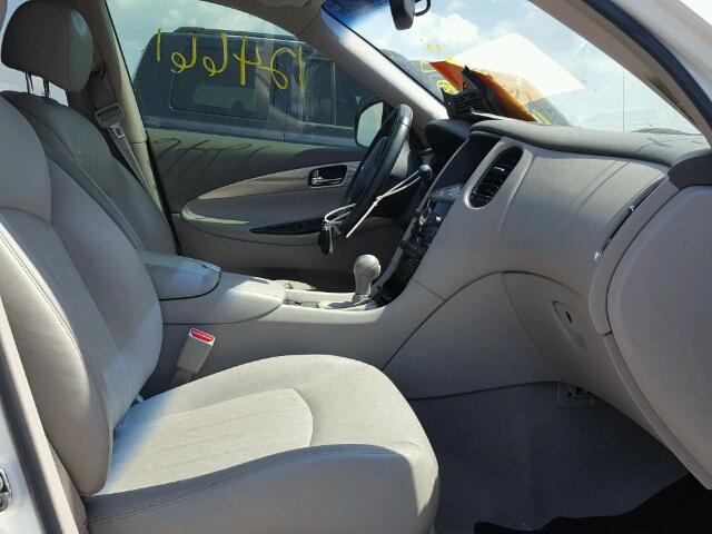 JNKAJ09E28M300528 - 2008 INFINITI EX35 BASE WHITE photo 5