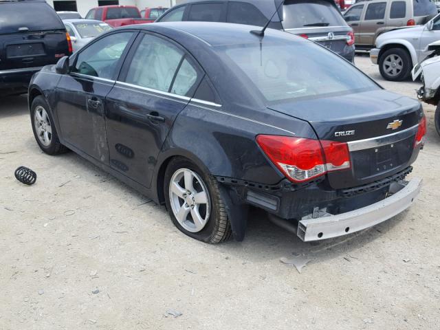 1G1PC5SB6E7342125 - 2014 CHEVROLET CRUZE LT BLACK photo 3