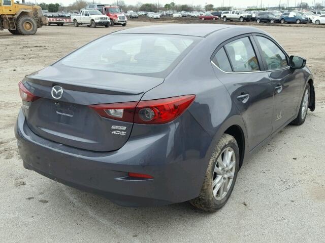 JM1BM1V79E1126299 - 2014 MAZDA 3 TOURING GRAY photo 4