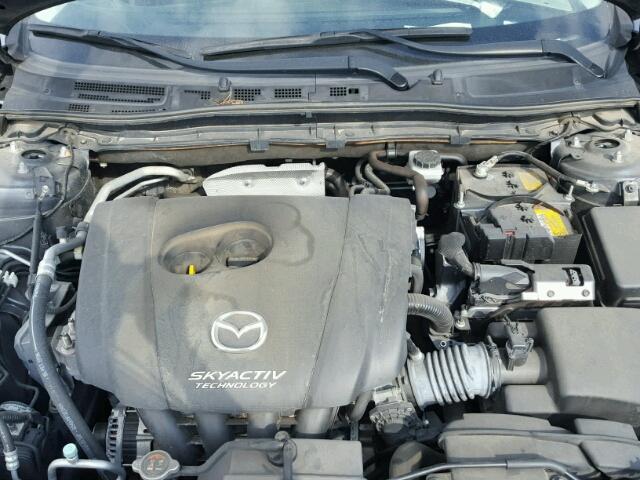 JM1BM1V79E1126299 - 2014 MAZDA 3 TOURING GRAY photo 7